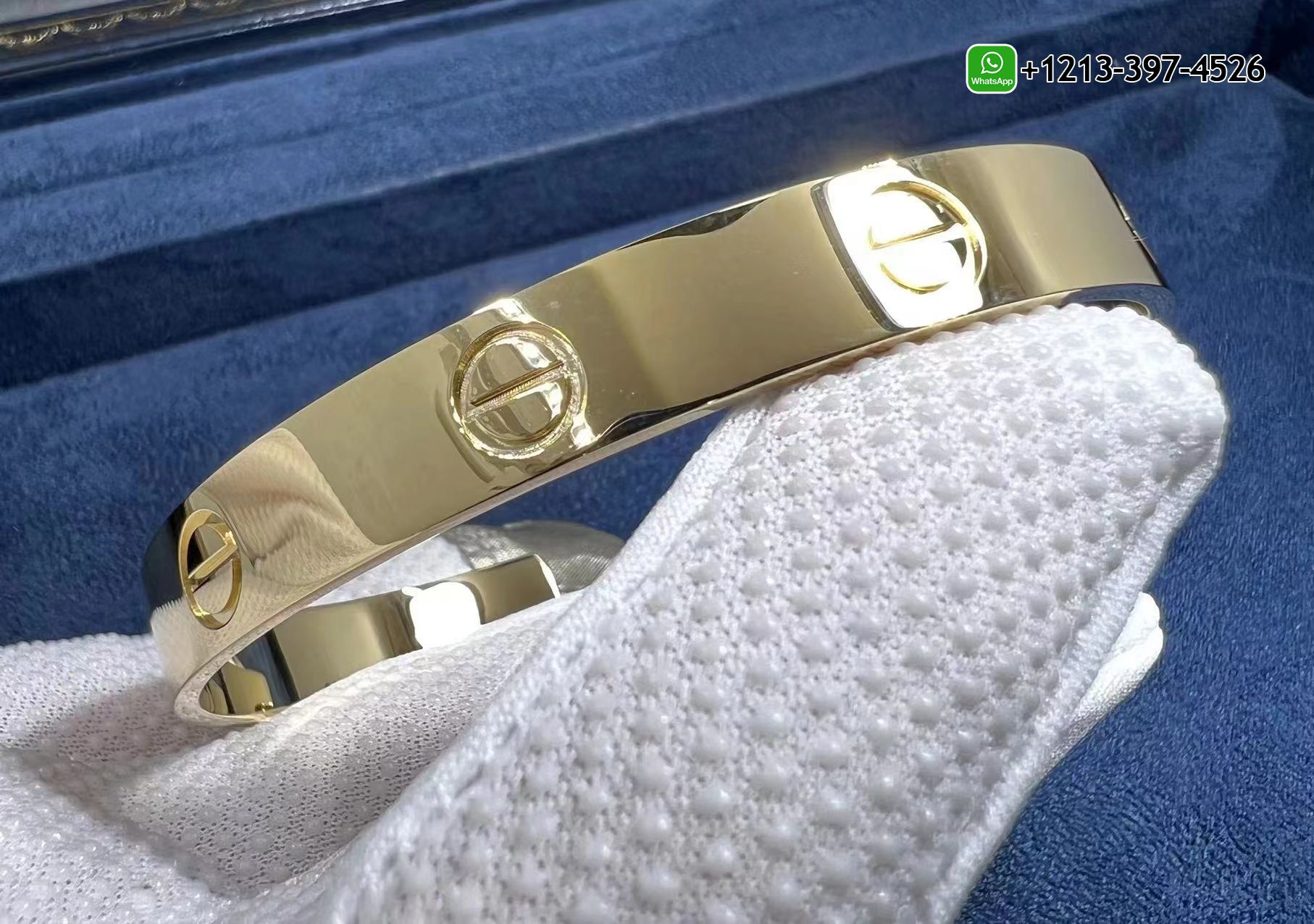 lcvksg3ynrb Custom Made Best Sellers Quality 1:1 Copy Cartier Solid 18K Yellow Gold Open Love Cuff Bracelet Replica - High Quality 18k Gold and Diamond Luxury Distinctive Collection Designer Jewelry Customized Factory Price - Image 2