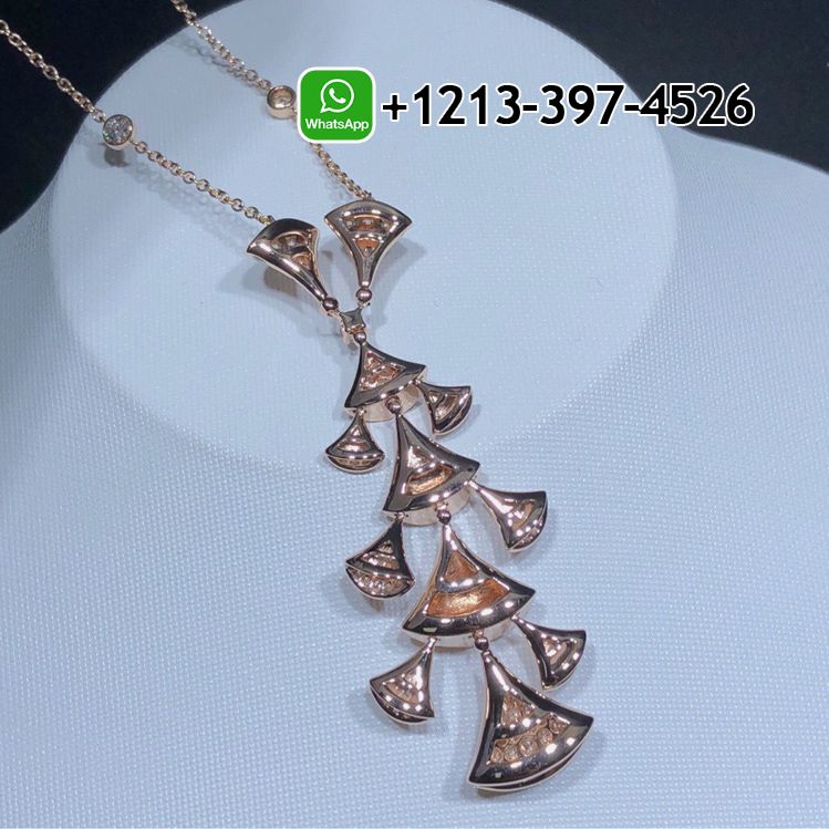 lkgysc3rhx0 Bvlgari Divas’ Dream Necklace Set Diamonds 18K Rose Gold Necklace CL857569 - High Quality 18k Gold and Diamond Luxury Distinctive Collection Designer Jewelry Customized Factory Price - Image 3
