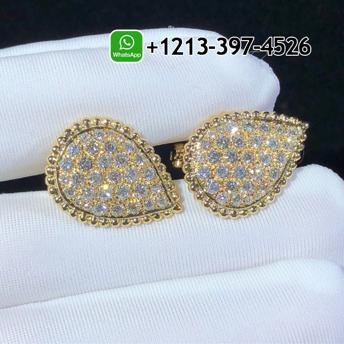 lyogoycuvfi Custom Made Best Sellers Quality 1:1 Boucheron Serpent Bohème 18K Yellow Gold Ear Clips L Motif - High Quality 18k Gold and Diamond Luxury Distinctive Collection Designer Jewelry Customized Factory Price - Image 6