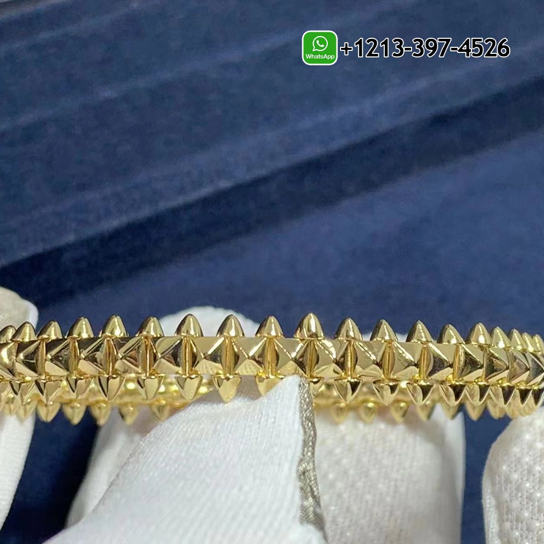 mhj3zdczlrz Custom Made Best Quality 1:1 Cheap Custom Cartier Clash De Cartier Solid 18K Yellow Gold Medium Model Bracelet - High Quality 18k Gold and Diamond Luxury Distinctive Collection Designer Jewelry Customized Factory Price