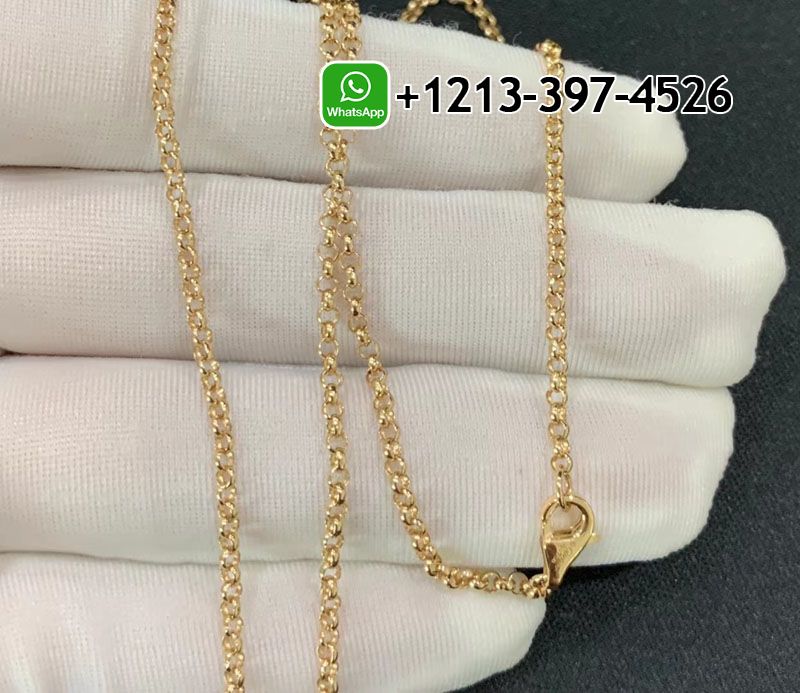 moiwok1mt41 Custom Made Best Quality 1:1 Panthère de Cartier 18K Yellow Gold Tsavorite Garnets Necklace - High Quality 18k Gold and Diamond Luxury Distinctive Collection Designer Jewelry Customized Factory Price - Image 5