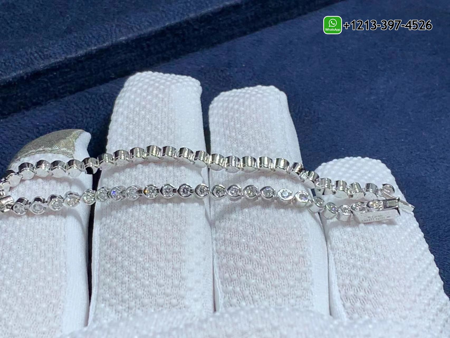 nfxy3w3frbs Best Sellers 1:1 Quality Cheap Custom Made Cartier 18K White Gold Diamond C de Cartier Bracelet - High Quality 18k Gold and Diamond Luxury Distinctive Collection Designer Jewelry Customized Factory Price - Image 5
