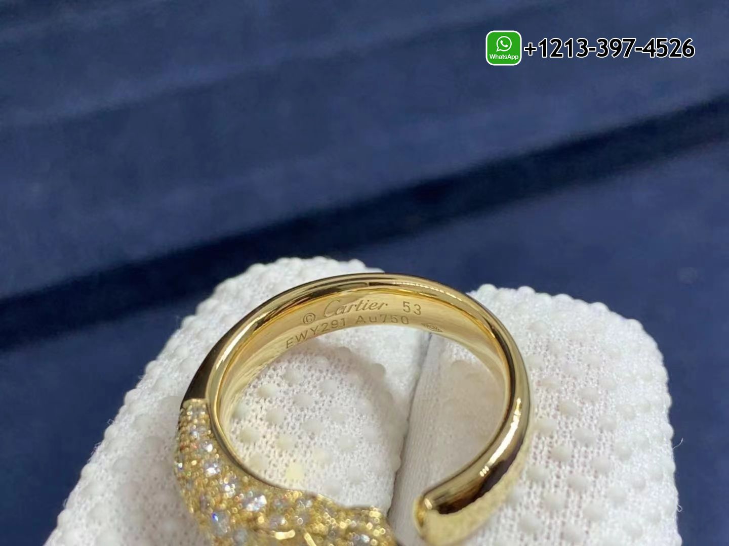 nutpifyfgjh Best Sellers 1:1 Quality Cartier 18K Yellow Gold Diamond Emerald Onyx Panthere De Cartier Ring - High Quality 18k Gold and Diamond Luxury Distinctive Collection Designer Jewelry Customized Factory Price - Image 5