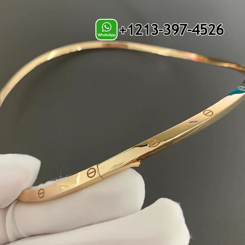 nxbgvmrhi1z Custom Made Best Sellers Quality 1:1 Cartier 18K Yellow Gold Collar Love Necklace - High Quality 18k Gold and Diamond Luxury Distinctive Collection Designer Jewelry Customized Factory Price - Image 4
