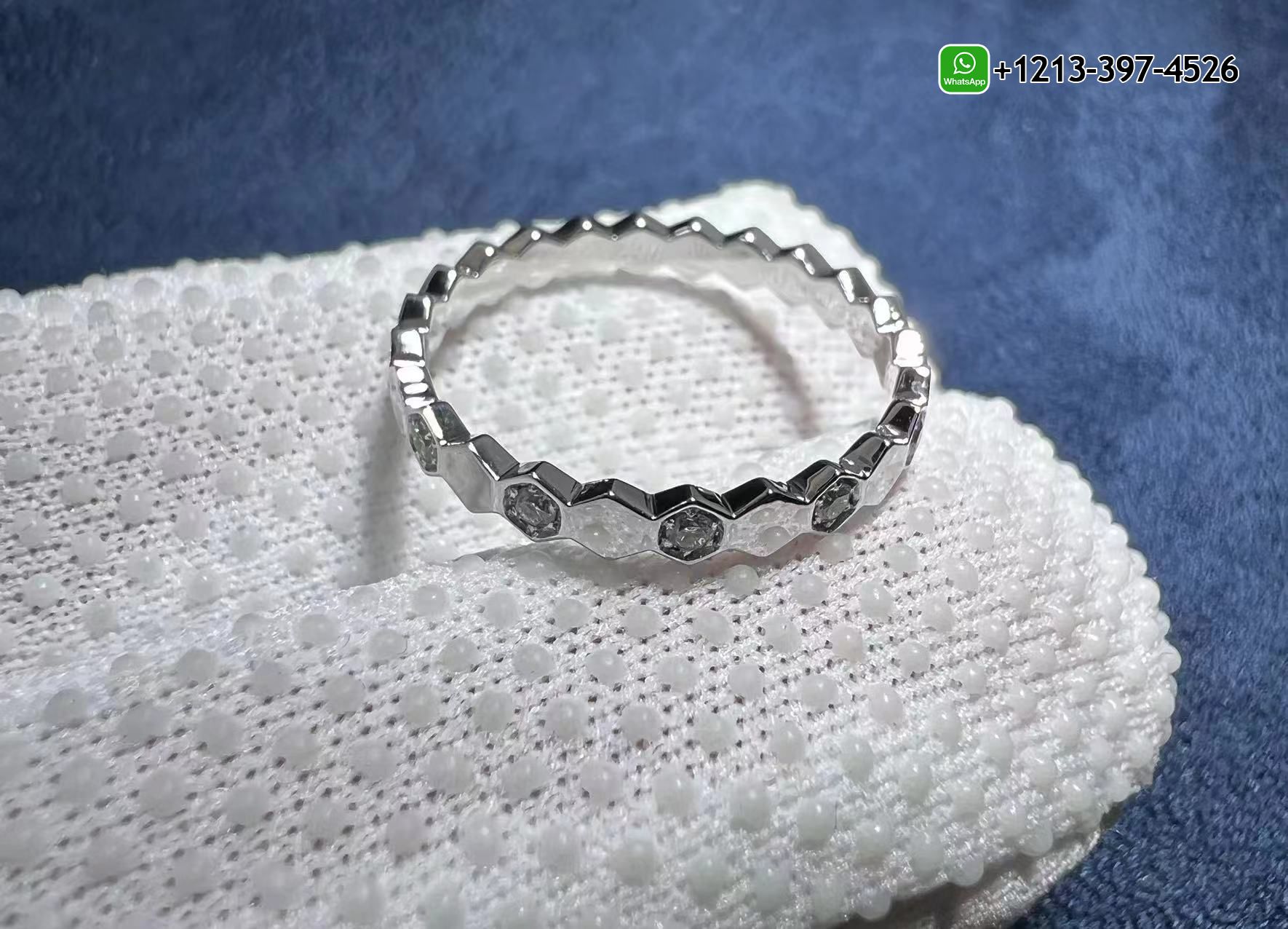 ny2finhy1uv 1:1 Quality Cheap Chaumet Bee My Love 2.5mm White Gold Half Pavé Diamond Ring - High Quality 18k Gold and Diamond Luxury Distinctive Collection Designer Jewelry Customized Factory Price - Image 7