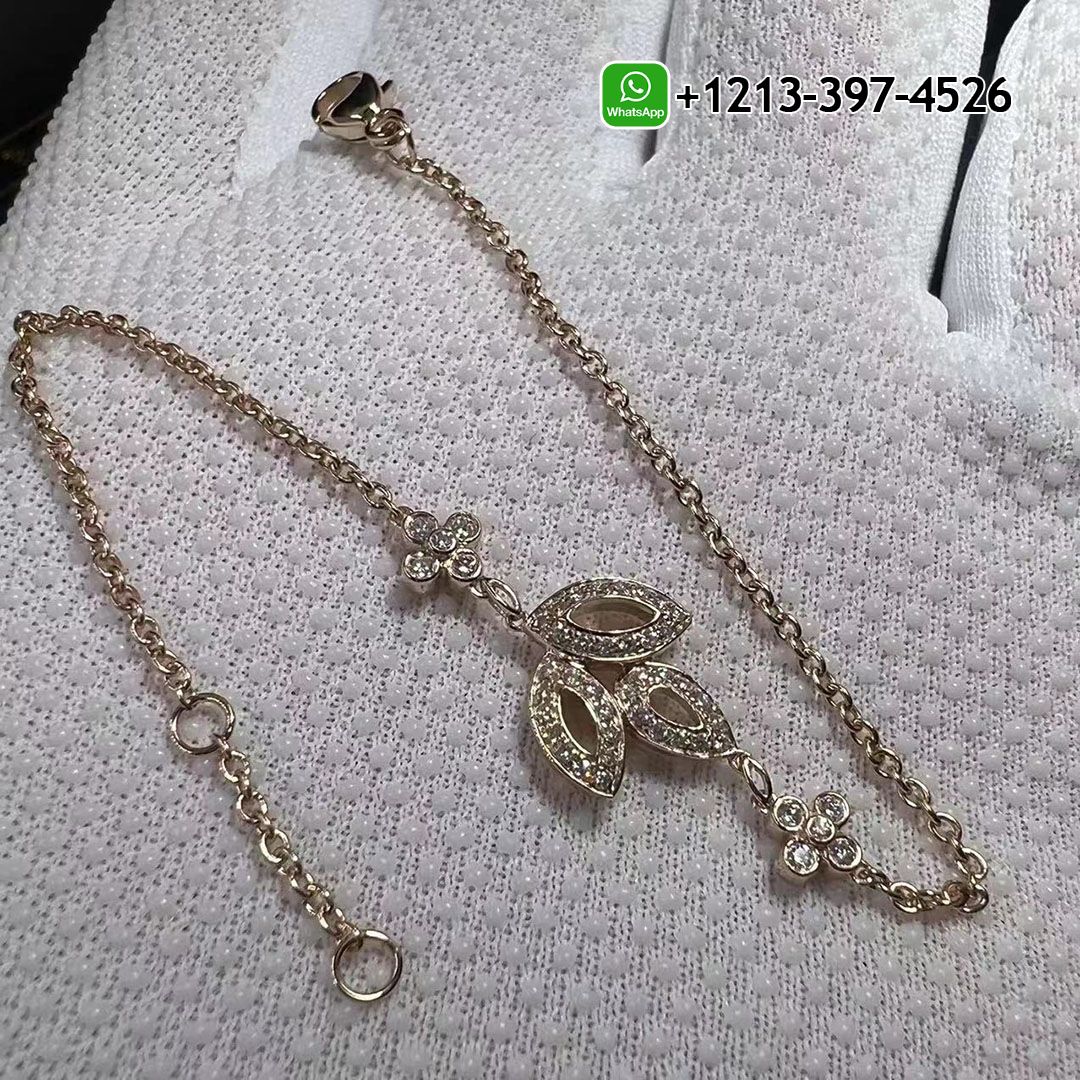 1:1 Quality Harry Winston Lily Cluster 18K Rose Gold Diamond Bracelet - High Quality 18k Gold and Diamond Luxury Distinctive Collection Designer Jewelry Customized Factory Price Nyossa2gfoh
