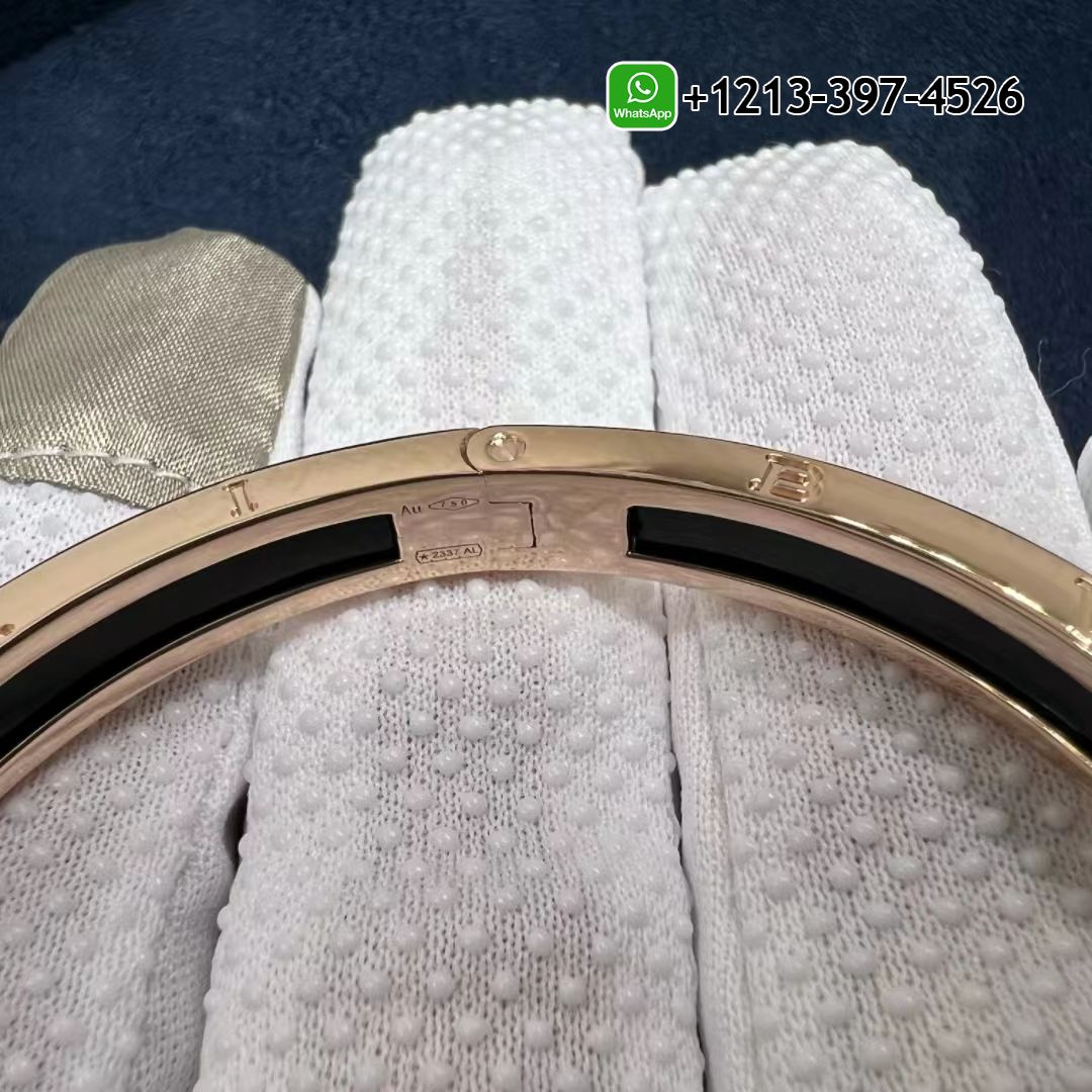 o11vosqpvnh Best Sellers 1:1 Quality Cheap Custom Made Bulgari B.zero1 bracelet in 18 kt rose gold with matte black ceramic - High Quality 18k Gold and Diamond Luxury Distinctive Collection Designer Jewelry Customized Factory Price - Image 5