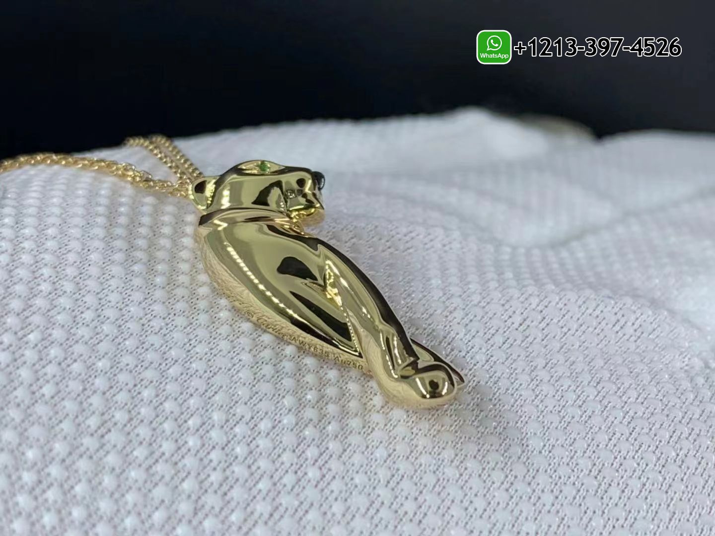 ofyvn4303l1 Best Sellers 1:1 Quality Cheap Custom Made 18k Yellow Gold Panthere de Cartier Pendant Necklace - High Quality 18k Gold and Diamond Luxury Distinctive Collection Designer Jewelry Customized Factory Price - Image 8