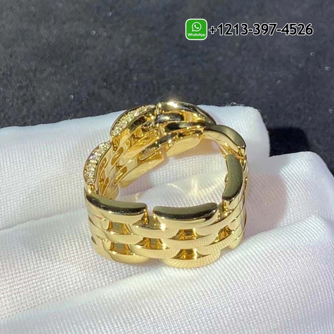 pbqfcjh3uiz Custom Made Best Quality 1:1 Cartier Maillon Panthère 18K Yellow Gold Ring - High Quality 18k Gold and Diamond Luxury Distinctive Collection Designer Jewelry Customized Factory Price - Image 5