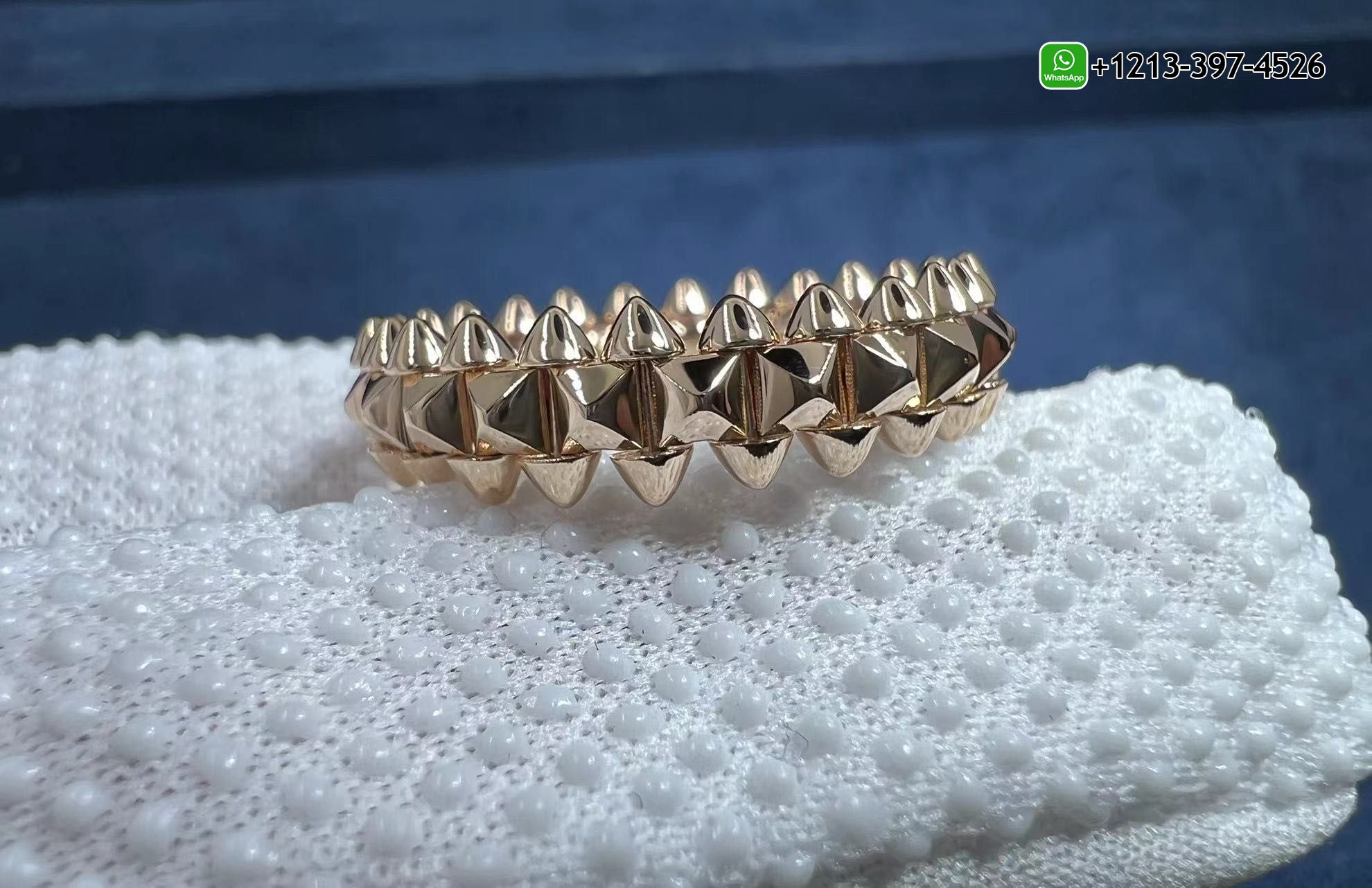 pflibf3or3r Cheap Cartier Solid 18k Rose Gold Medium Model Clash de Cartier Ring Replica - High Quality 18k Gold and Diamond Luxury Distinctive Collection Designer Jewelry Customized Factory Price - Image 6