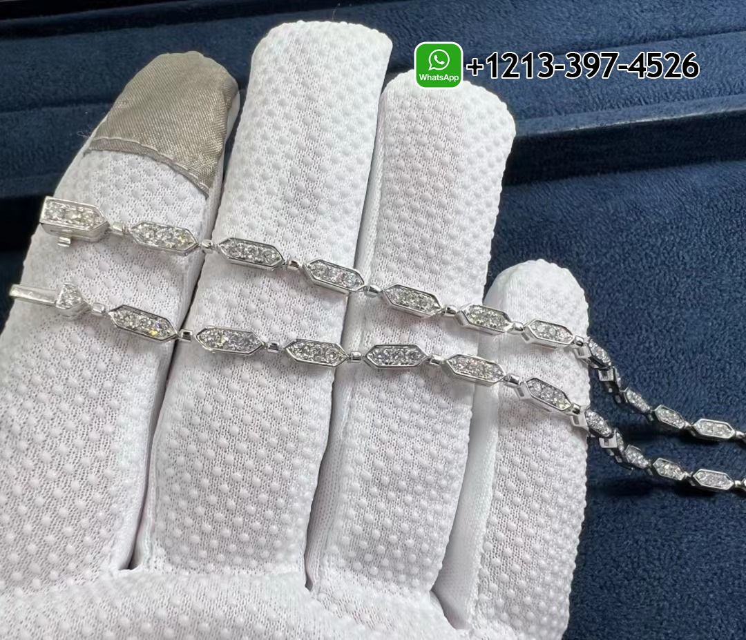 psdqw3w4qo2 Best Quality Bvlgari 18k White Gold 4.59cttw Diamond And 1.48cttw Sapphire Serpenti Necklace Replica - High Quality 18k Gold and Diamond Luxury Distinctive Collection Designer Jewelry Customized Factory Price - Image 10