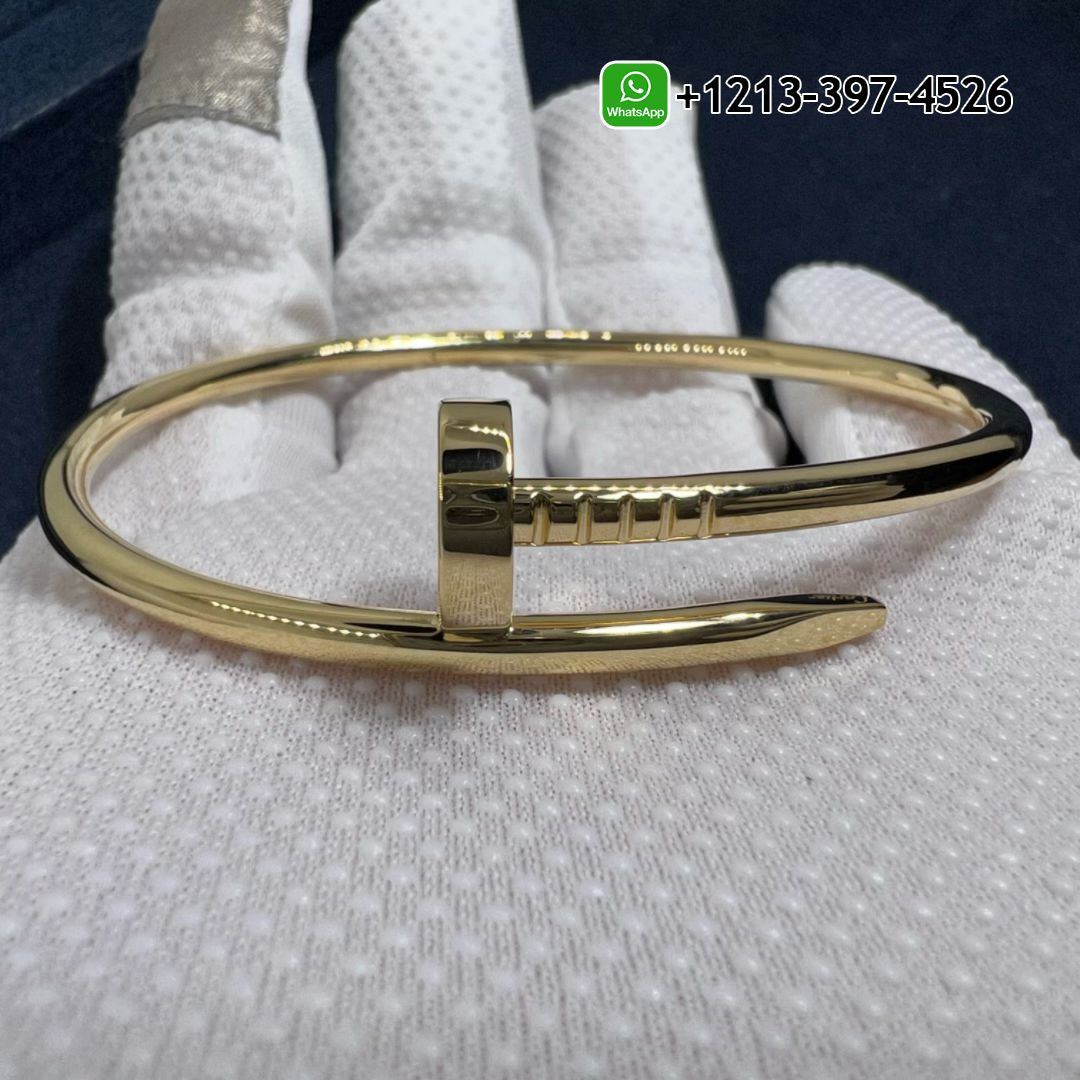 pypws3mmyjc Cartier 18k Yellow Gold Plain Juste Un Clou Nail Bracelet B6048217 - High Quality 18k Gold and Diamond Luxury Distinctive Collection Designer Jewelry Customized Factory Price - Image 3