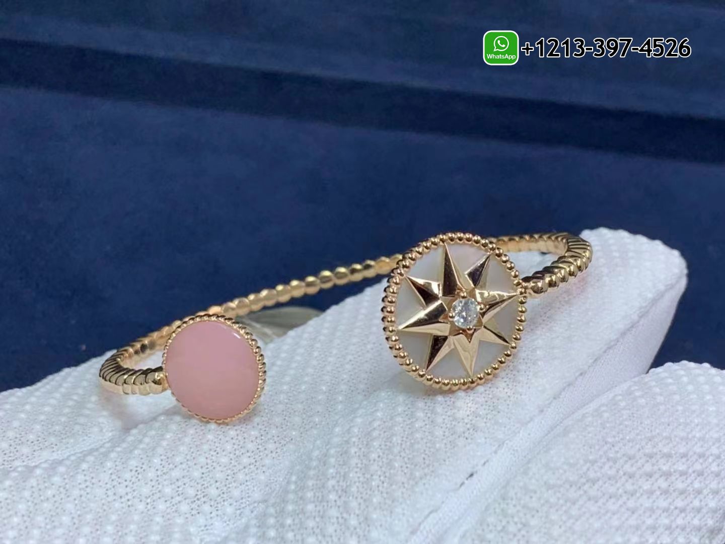 q31dcup5qc5 Best Sellers 1:1 Quality Cheap Custom Made Dior 18K Mother of Pearl, Opal & Diamond Rose des Vents Bracelet - High Quality 18k Gold and Diamond Luxury Distinctive Collection Designer Jewelry Customized Factory Price - Image 8