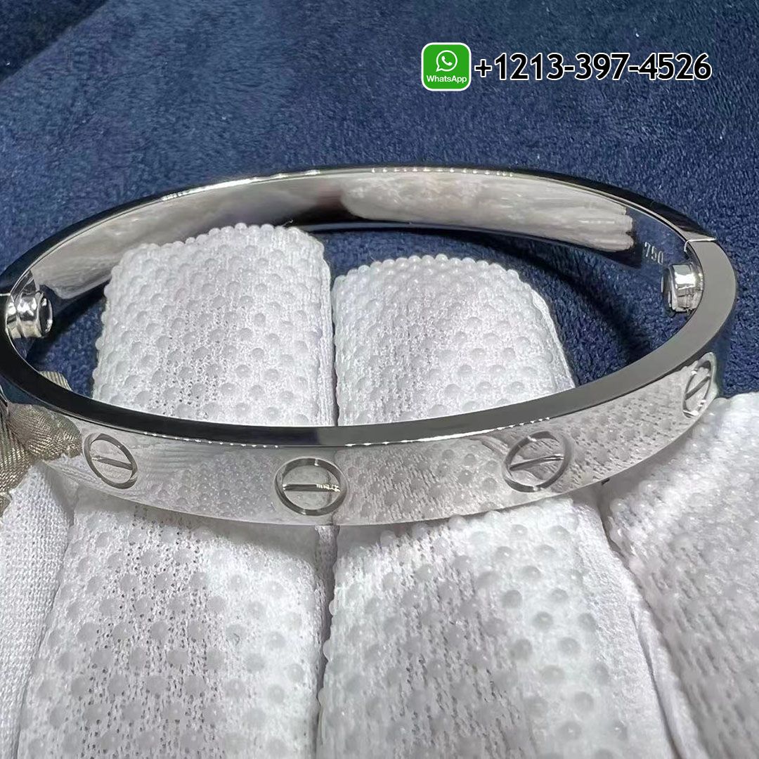 Best Sellers 1:1 Quality Cheap Custom Made 18 Karat White Gold Cartier Love Bracelet - High Quality 18k Gold and Diamond Luxury Distinctive Collection Designer Jewelry Customized Factory Price Qippothce2y