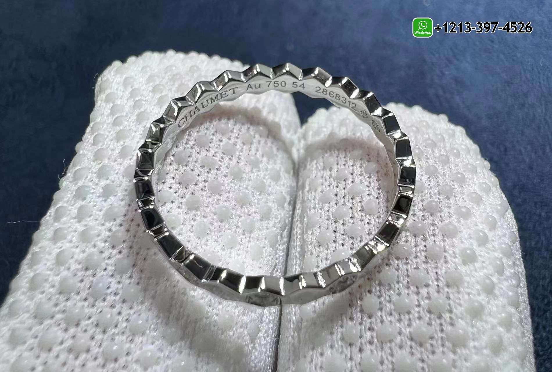 qp35tp4njbu 1:1 Quality Cheap Chaumet Bee My Love 2.5mm White Gold Half Pavé Diamond Ring - High Quality 18k Gold and Diamond Luxury Distinctive Collection Designer Jewelry Customized Factory Price - Image 3