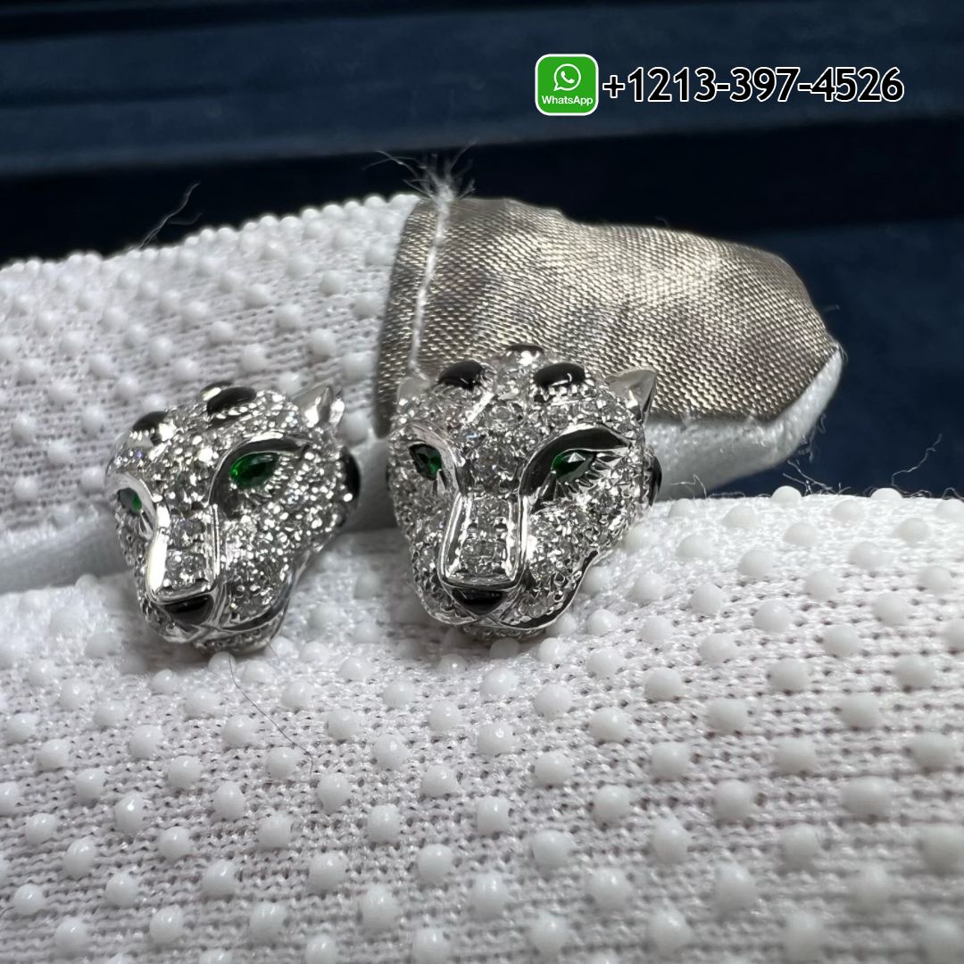 qq12vkygkqf Custom Made Best Sellers Quality 1:1 Cartier Panthère de Cartier 18K White Gold Diamond Earrings - High Quality 18k Gold and Diamond Luxury Distinctive Collection Designer Jewelry Customized Factory Price - Image 8