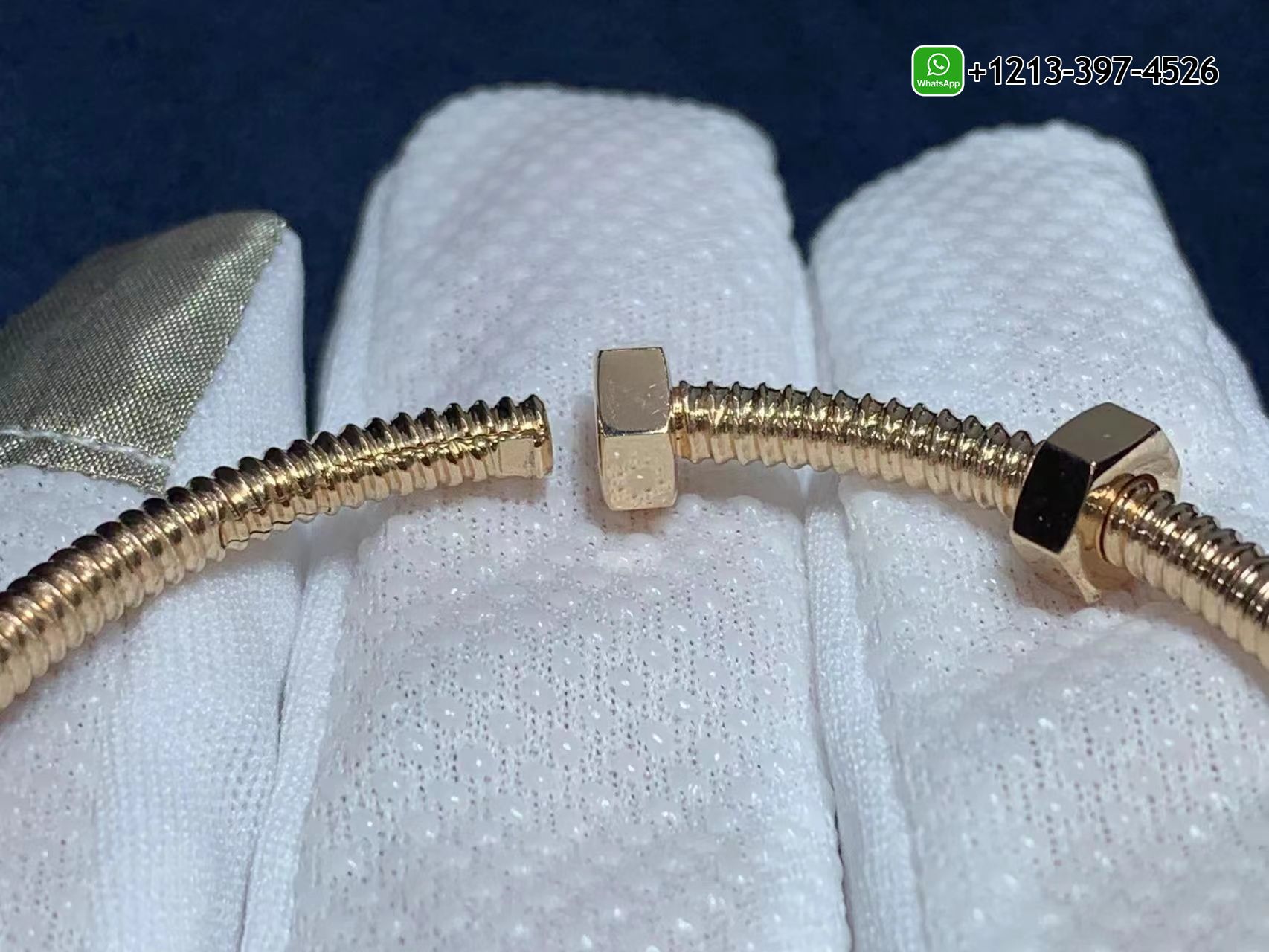 qrokyx5o2iy Best Sellers 1:1 Quality Cheap Custom Made Cartier Pure 18k Rose Gold Ecrou de Cartier Screws Bracelet - High Quality 18k Gold and Diamond Luxury Distinctive Collection Designer Jewelry Customized Factory Price - Image 5