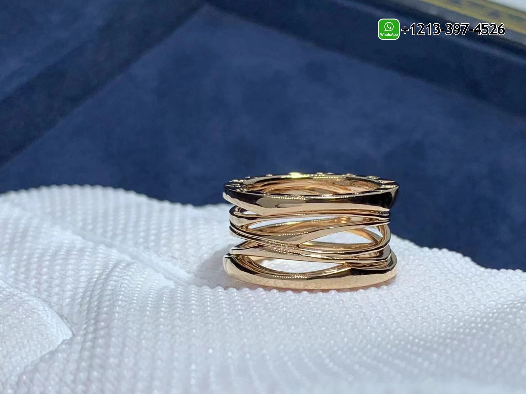 qtxtnnngd31 Best Sellers 1:1 Quality Cheap Bvlgari B.zero1 Design Legend Sold 18k Rose Gold 4-band Ring - High Quality 18k Gold and Diamond Luxury Distinctive Collection Designer Jewelry Customized Factory Price - Image 7