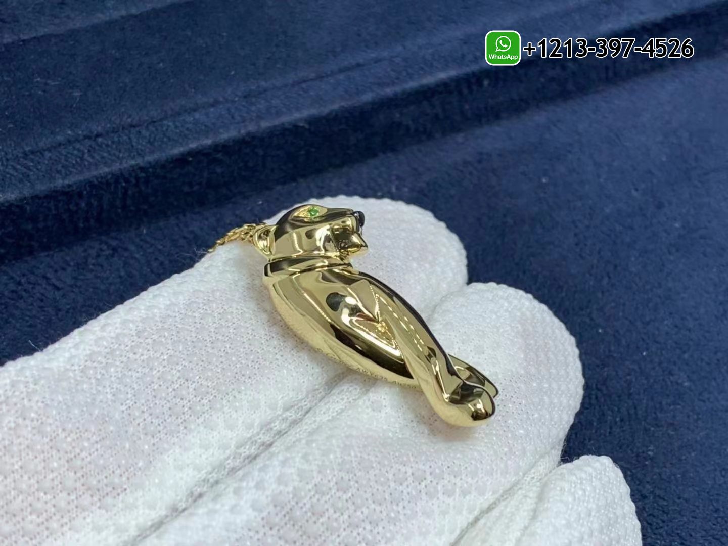 qwp0qfopfbn Best Sellers 1:1 Quality Cheap Custom Made 18k Yellow Gold Panthere de Cartier Pendant Necklace - High Quality 18k Gold and Diamond Luxury Distinctive Collection Designer Jewelry Customized Factory Price - Image 5