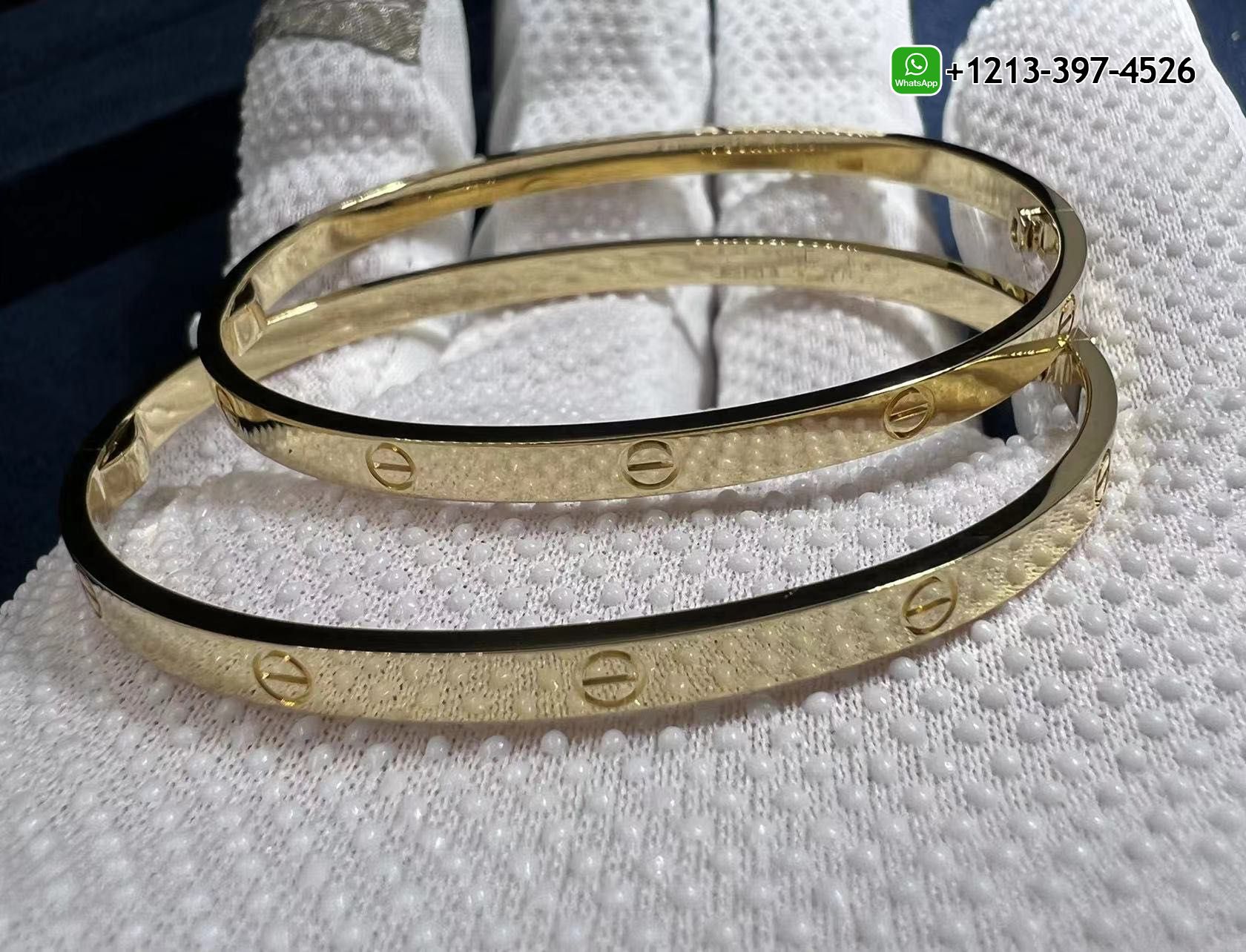 qxhfpsxfzim 1:1 Quality Custom Made Cartier 18K Yellow Gold Small Model LOVE Bracelet - High Quality 18k Gold and Diamond Luxury Distinctive Collection Designer Jewelry Customized Factory Price - Image 5