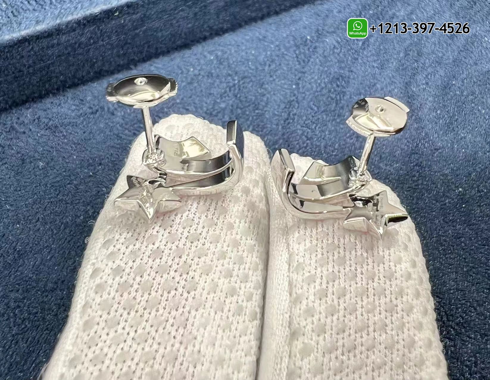 rhdheieesij Quality 1:1 Copy Chanel étoile Filante 18K White Gold Diamond Earrings - High Quality 18k Gold and Diamond Luxury Distinctive Collection Designer Jewelry Customized Factory Price - Image 4