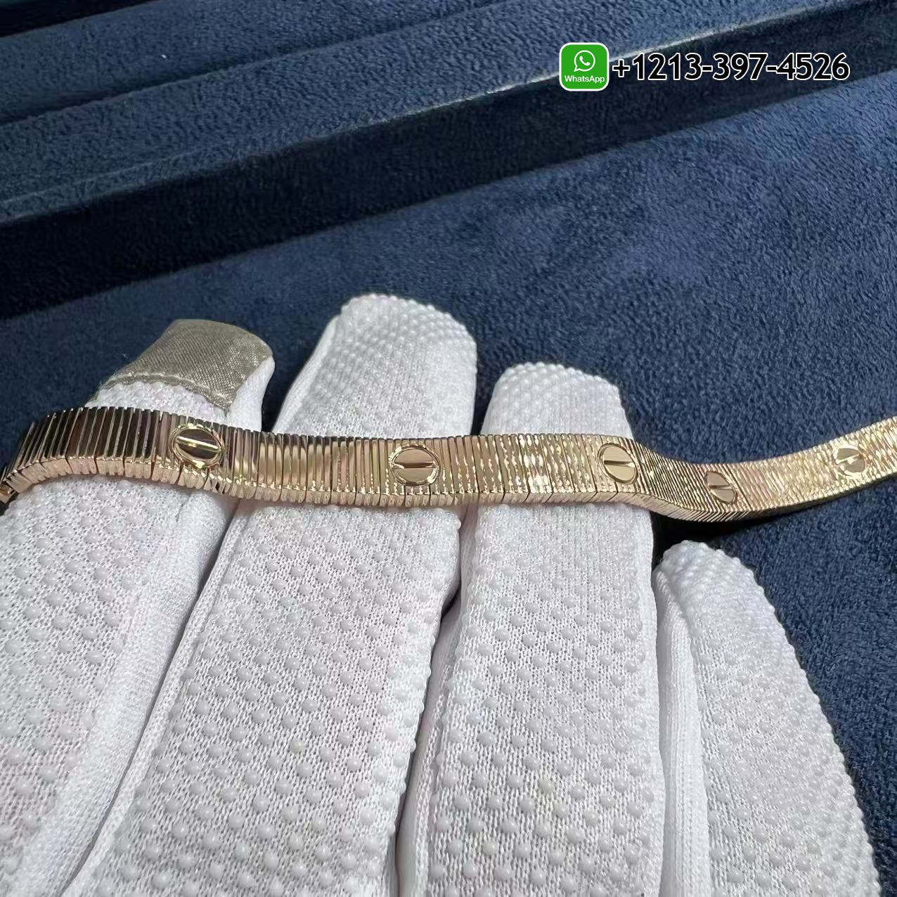 rq2hspex1gv Best Quality Cartier LOVE Unlimited Flexible Solid 18k Rose Gold Bracelet - High Quality 18k Gold and Diamond Luxury Distinctive Collection Designer Jewelry Customized Factory Price - Image 2