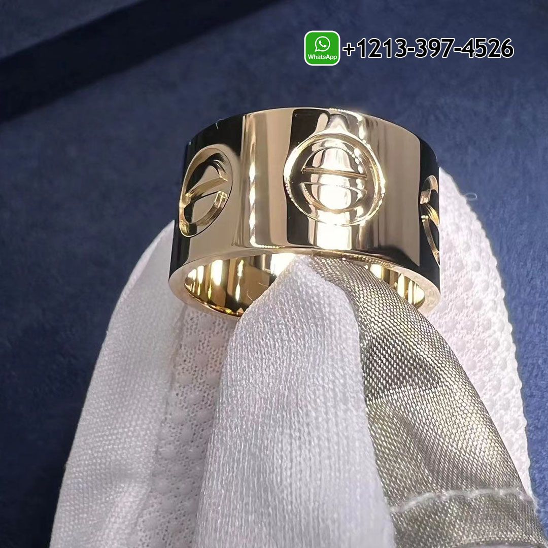 rt3f5wrtr0u Custom Made Best Sellers Quality 1:1 Copy Cartier 18K Yellow Gold 11mm Wide Band LOVE Ring - High Quality 18k Gold and Diamond Luxury Distinctive Collection Designer Jewelry Customized Factory Price