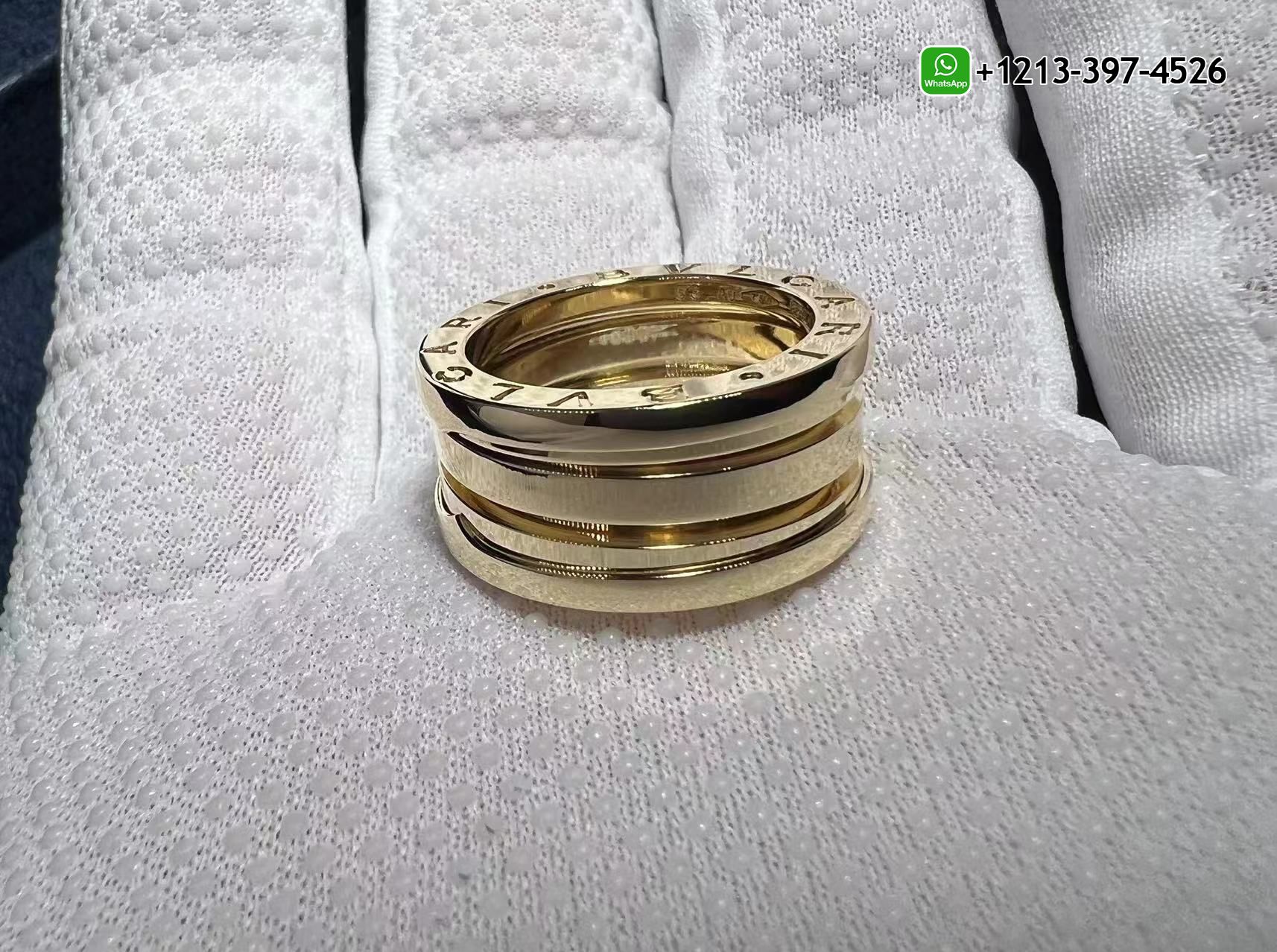 s1g0tcmlkt2 Custom Made 1:1 Quality Cheap Bvlgari B.Zero1 4-Band 18K Yellow Gold Band Ring - High Quality 18k Gold and Diamond Luxury Distinctive Collection Designer Jewelry Customized Factory Price - Image 5