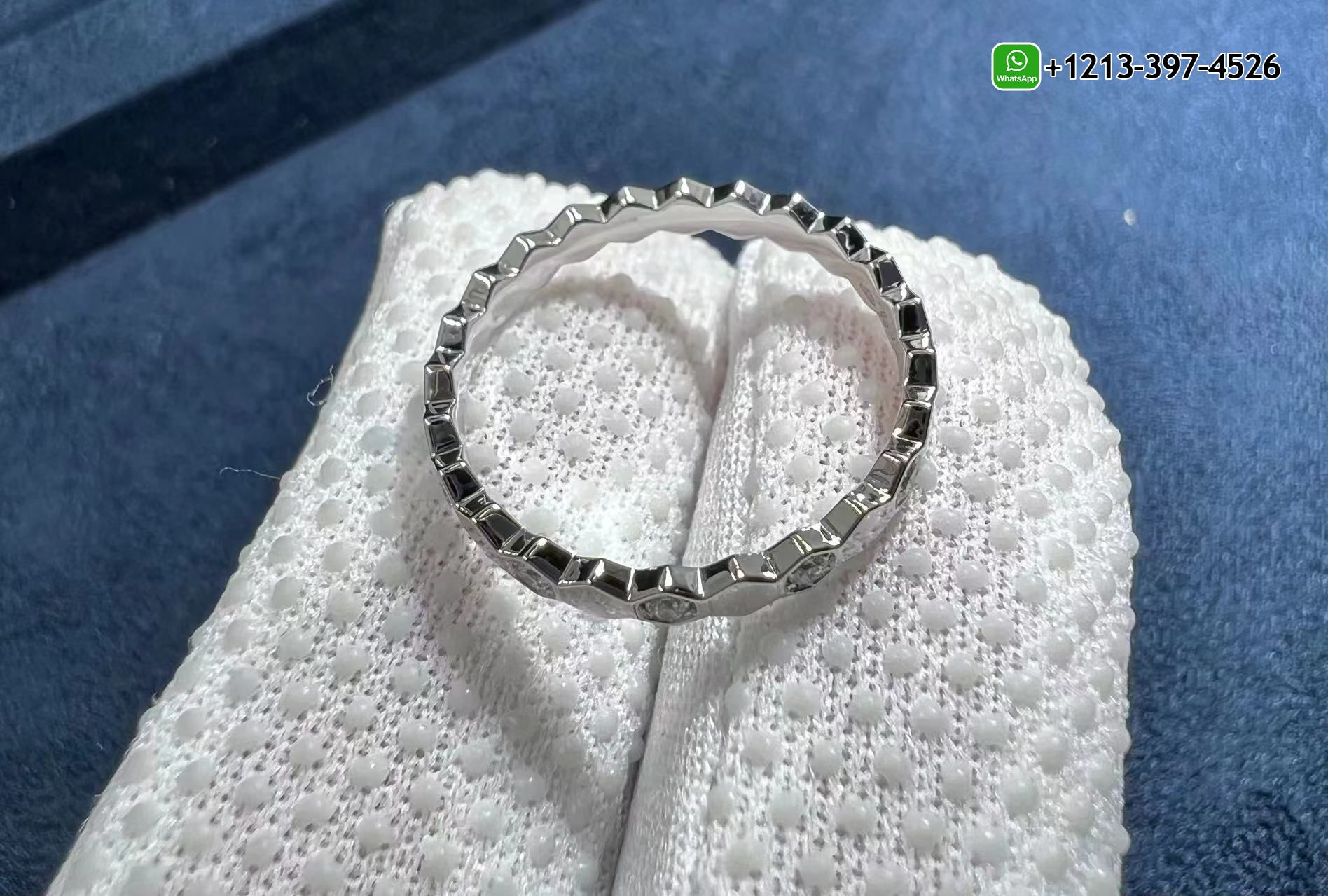 scoz1dvxuhk 1:1 Quality Cheap Chaumet Bee My Love 2.5mm White Gold Half Pavé Diamond Ring - High Quality 18k Gold and Diamond Luxury Distinctive Collection Designer Jewelry Customized Factory Price - Image 2