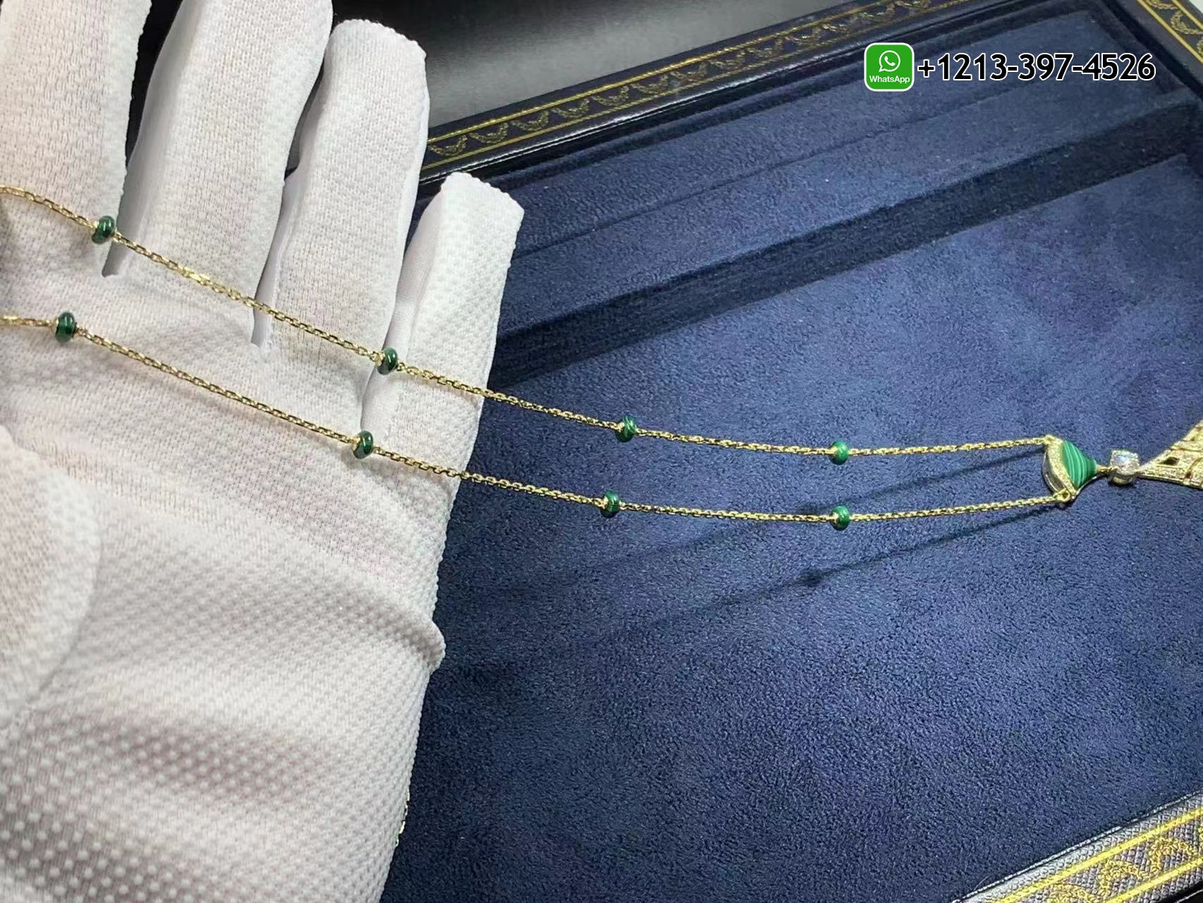 slewhx5u0y3 Best Sellers 1:1 Quality Cheap Custom Made Bulgari Divas’ Dream 18K Yellow Gold Malachite and Diamonds Large Pendant Necklace - High Quality 18k Gold and Diamond Luxury Distinctive Collection Designer Jewelry Customized Factory Price - Image 14