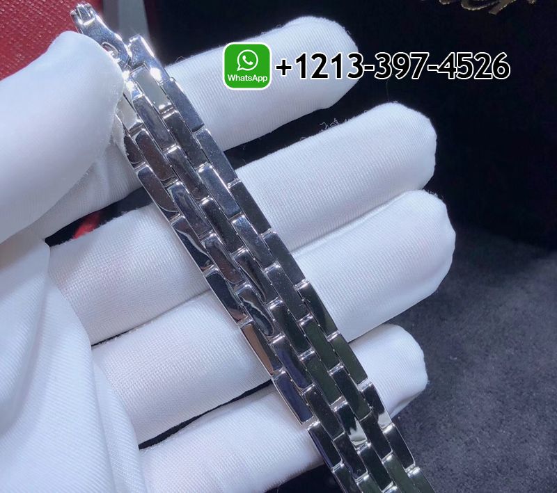 sxgenlbr4p1 Best Sellers 1:1 Quality Cheap Custom Made High Jewelry Cartier 18k White Gold Pave Diamond 5-Row Agrafe Bracelet - High Quality 18k Gold and Diamond Luxury Distinctive Collection Designer Jewelry Customized Factory Price - Image 6