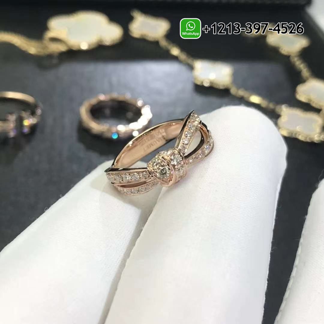 Custom Made Best Sellers Quality 1:1 Chaumet Liens Séduction 18K Rose Gold Diamonds Ring - High Quality 18k Gold and Diamond Luxury Distinctive Collection Designer Jewelry Customized Factory Price T5kvk4aguqg