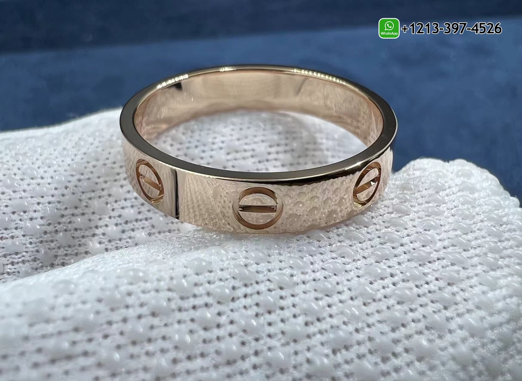 tcmc2sbldtw Custom Cartier 18K Rose Gold 3.6mm LOVE Wedding Band Ring - High Quality 18k Gold and Diamond Luxury Distinctive Collection Designer Jewelry Customized Factory Price - Image 4