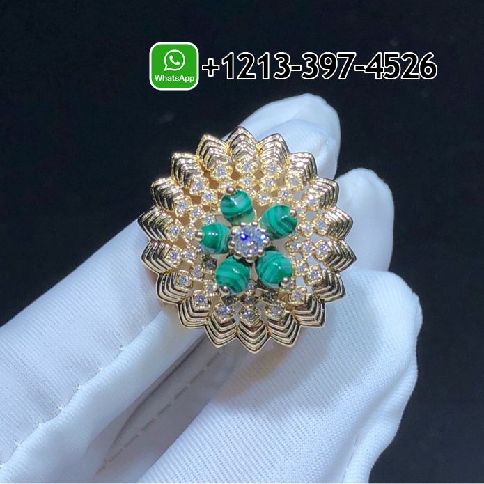 tmy45yljxy5 Best Sellers 1:1 Quality Cheap Cartier Cactus De Cartier Malachite Diamond 18K Yellow Gold Ring - High Quality 18k Gold and Diamond Luxury Distinctive Collection Designer Jewelry Customized Factory Price - Image 7