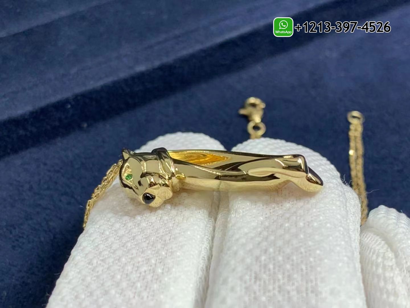 trr2vqpixjq Best Sellers 1:1 Quality Cheap Custom Made 18k Yellow Gold Panthere de Cartier Pendant Necklace - High Quality 18k Gold and Diamond Luxury Distinctive Collection Designer Jewelry Customized Factory Price - Image 4