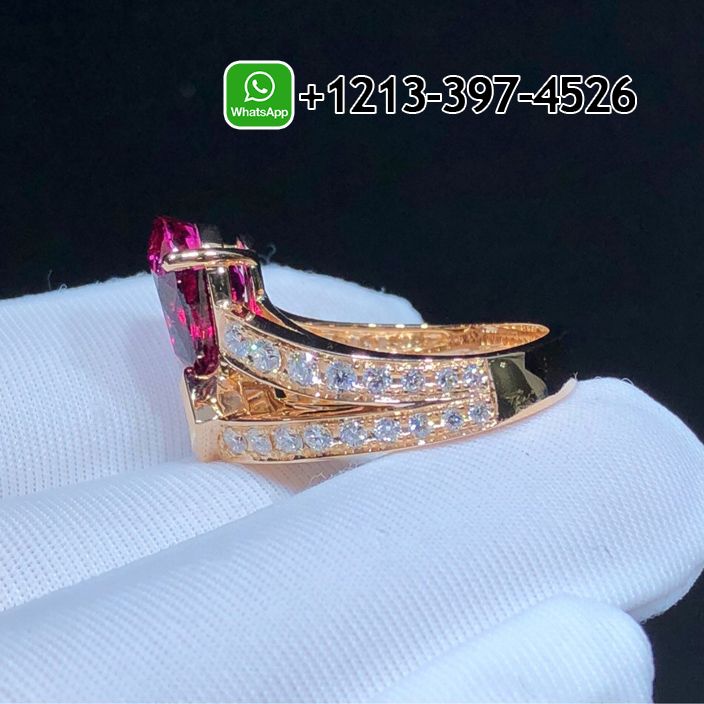tvgapuuuiu3 Custom Made Best Sellers Quality 1:1 Chaumet Joséphine Aube Printanière 18K Rose Gold Diamond Ring - High Quality 18k Gold and Diamond Luxury Distinctive Collection Designer Jewelry Customized Factory Price - Image 6