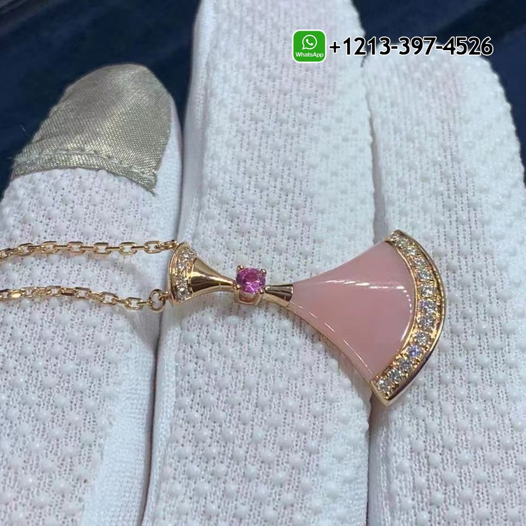 twb5ys1g0sf Custom Made Best Quality 1:1 Bvlgari Divas’ Dream 18K Rose Gold Valentine’s Day Limited Edition Necklace - High Quality 18k Gold and Diamond Luxury Distinctive Collection Designer Jewelry Customized Factory Price