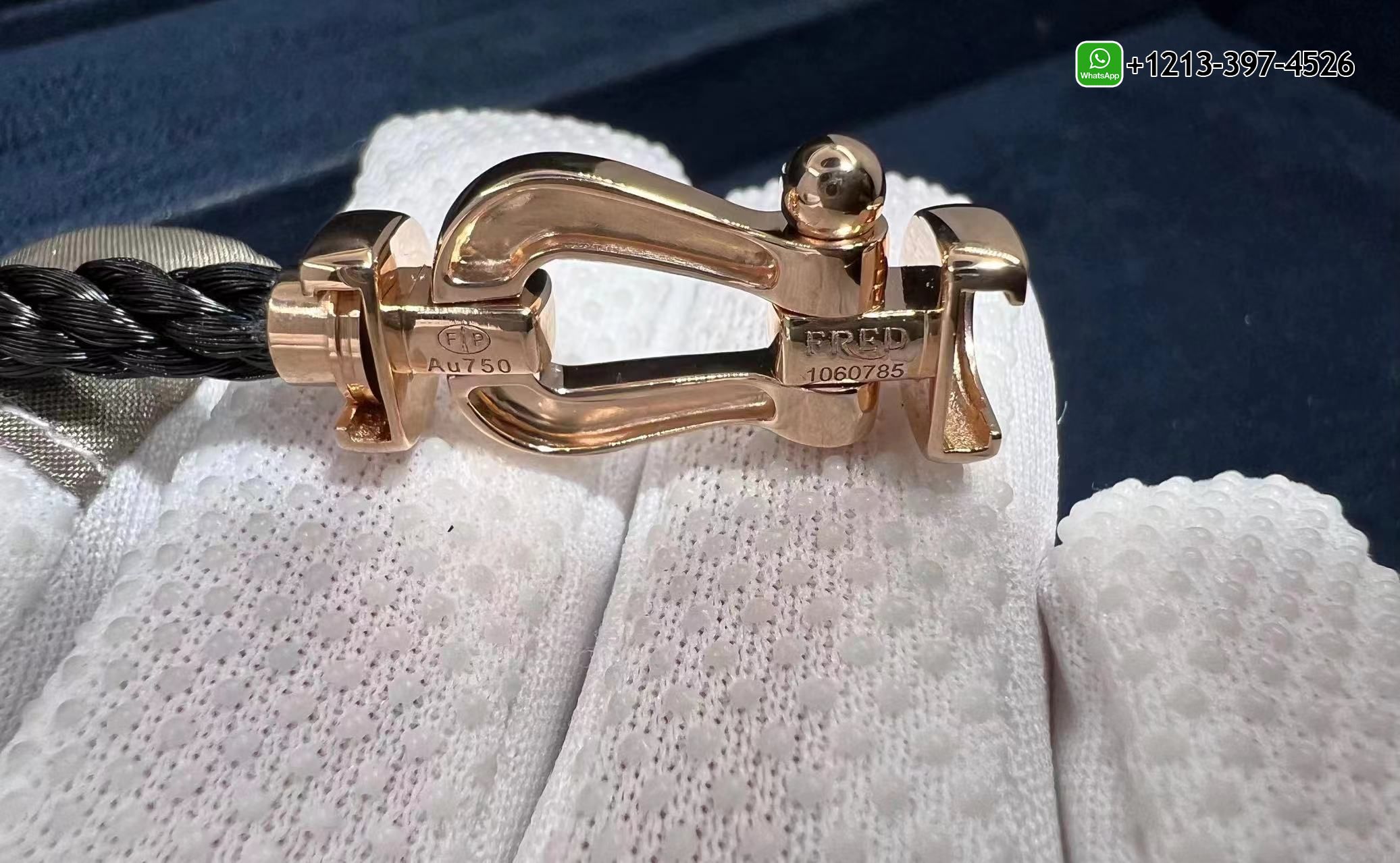u3iiicpln13 1:1 Quality Cheap Fred Force 10 Bracelet 18k Rose Gold Large Model - High Quality 18k Gold and Diamond Luxury Distinctive Collection Designer Jewelry Customized Factory Price - Image 4