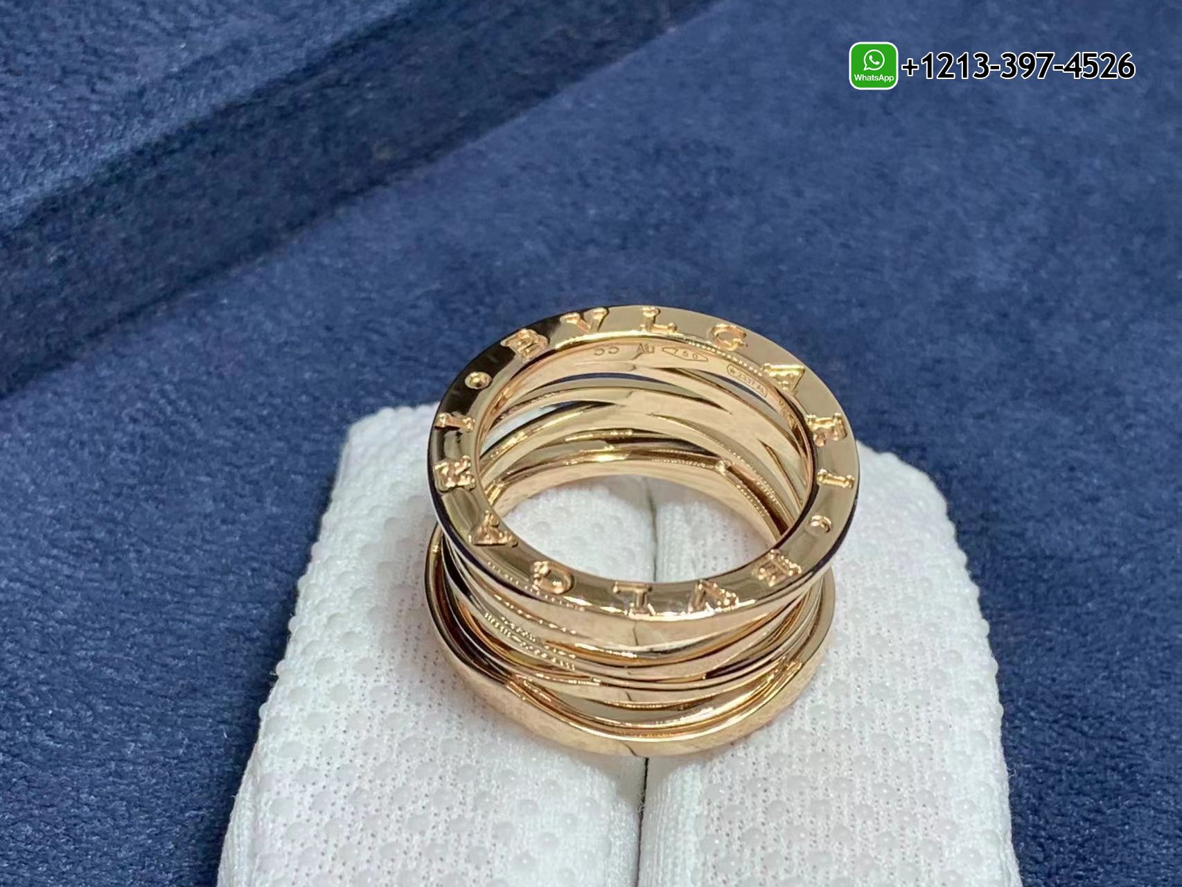ucykps0eqtu Best Sellers 1:1 Quality Cheap Bvlgari B.zero1 Design Legend Sold 18k Rose Gold 4-band Ring - High Quality 18k Gold and Diamond Luxury Distinctive Collection Designer Jewelry Customized Factory Price - Image 2