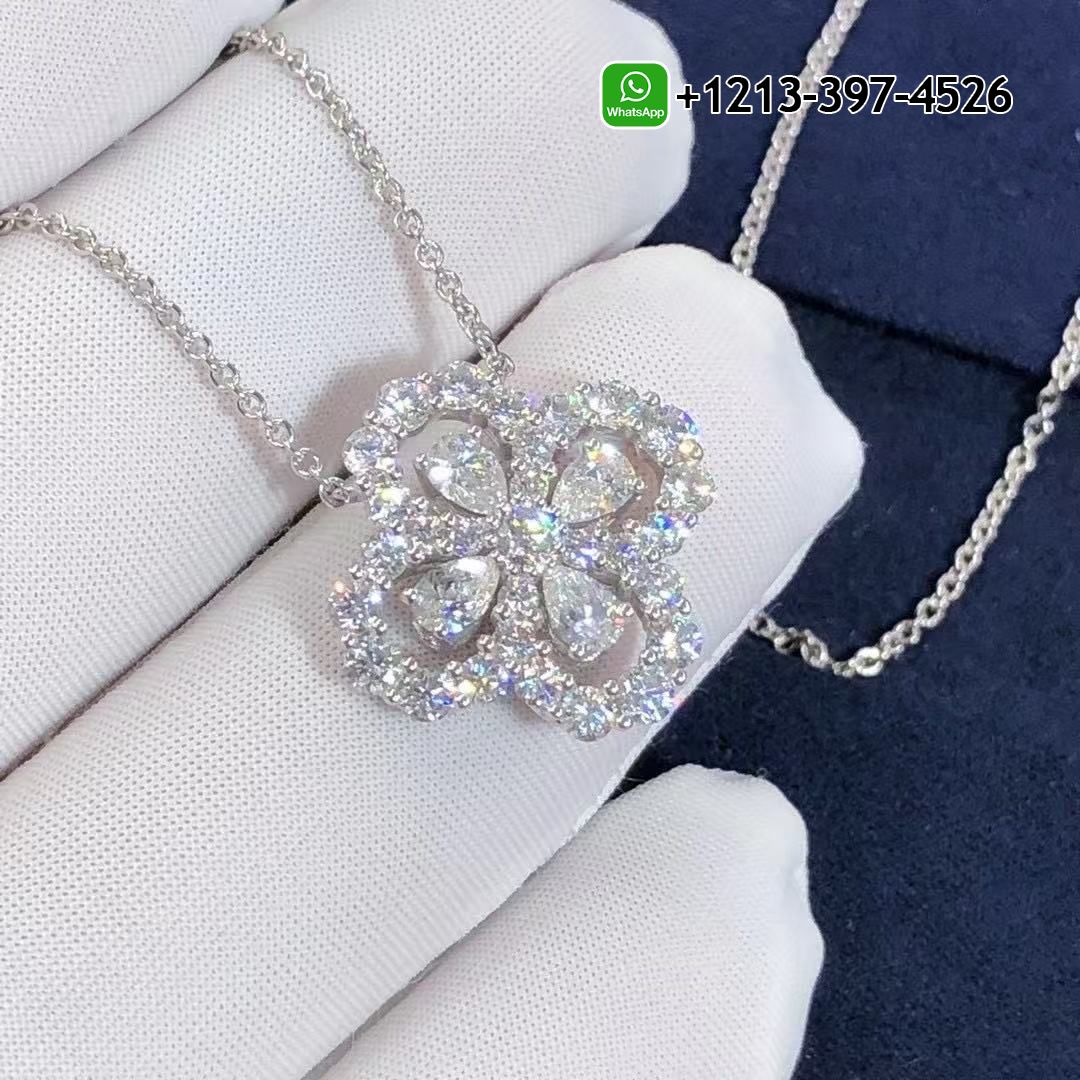un1mousgxhh Custom Made Best Sellers Quality 1:1 Harry Winston Diamond Loop by Harry Winston Full Motif Diamond Pendant Necklace - High Quality 18k Gold and Diamond Luxury Distinctive Collection Designer Jewelry Customized Factory Price - Image 4