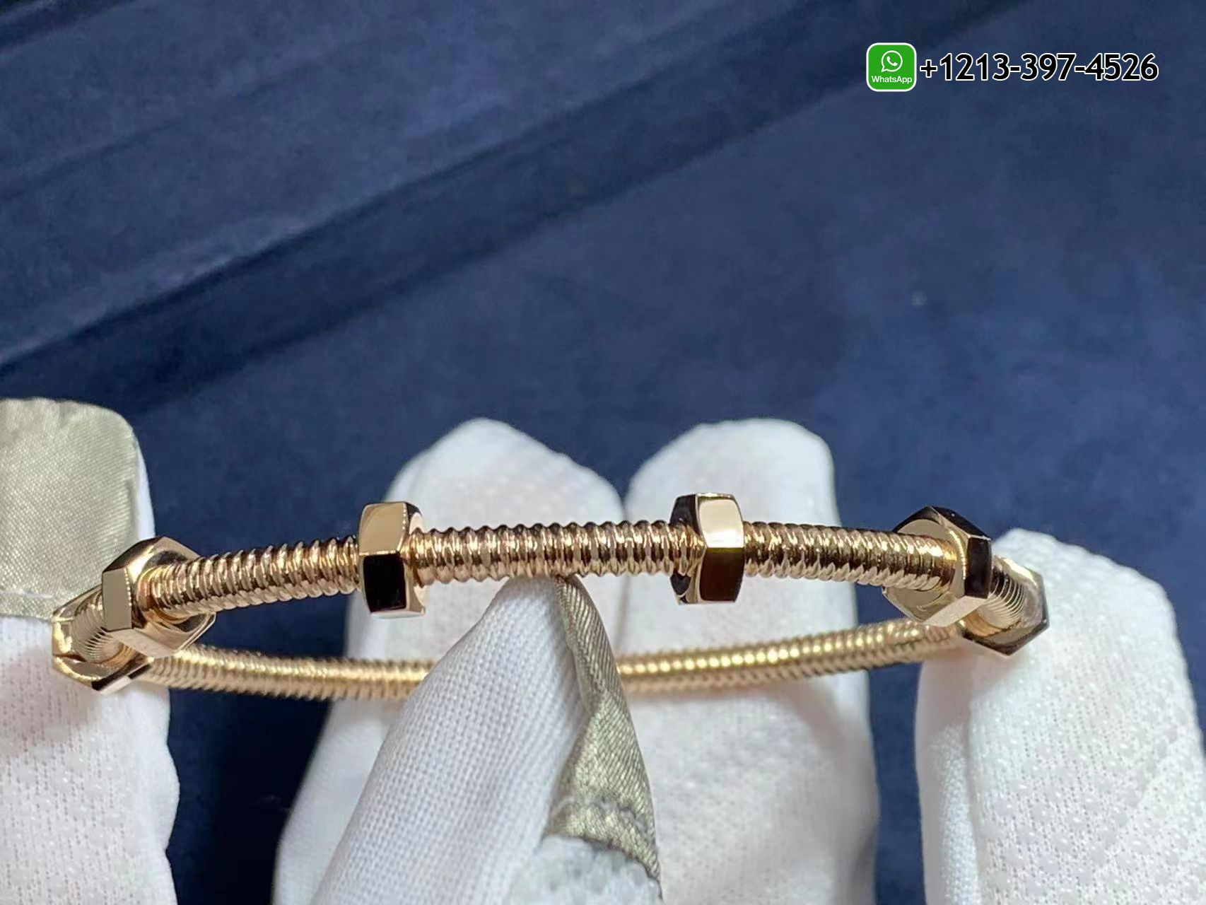 urjdapqu4lh Best Sellers 1:1 Quality Cheap Custom Made Cartier Pure 18k Rose Gold Ecrou de Cartier Screws Bracelet - High Quality 18k Gold and Diamond Luxury Distinctive Collection Designer Jewelry Customized Factory Price - Image 9