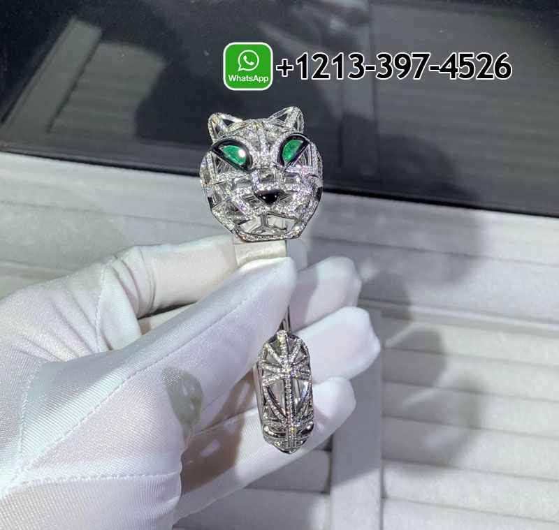 ux04ujjdjgi Best Sellers 1:1 Quality Cheap Custom Made Panthère de Cartier Bracelet 18K White Gold With 5.46ct Diamonds Paved - High Quality 18k Gold and Diamond Luxury Distinctive Collection Designer Jewelry Customized Factory Price - Image 5