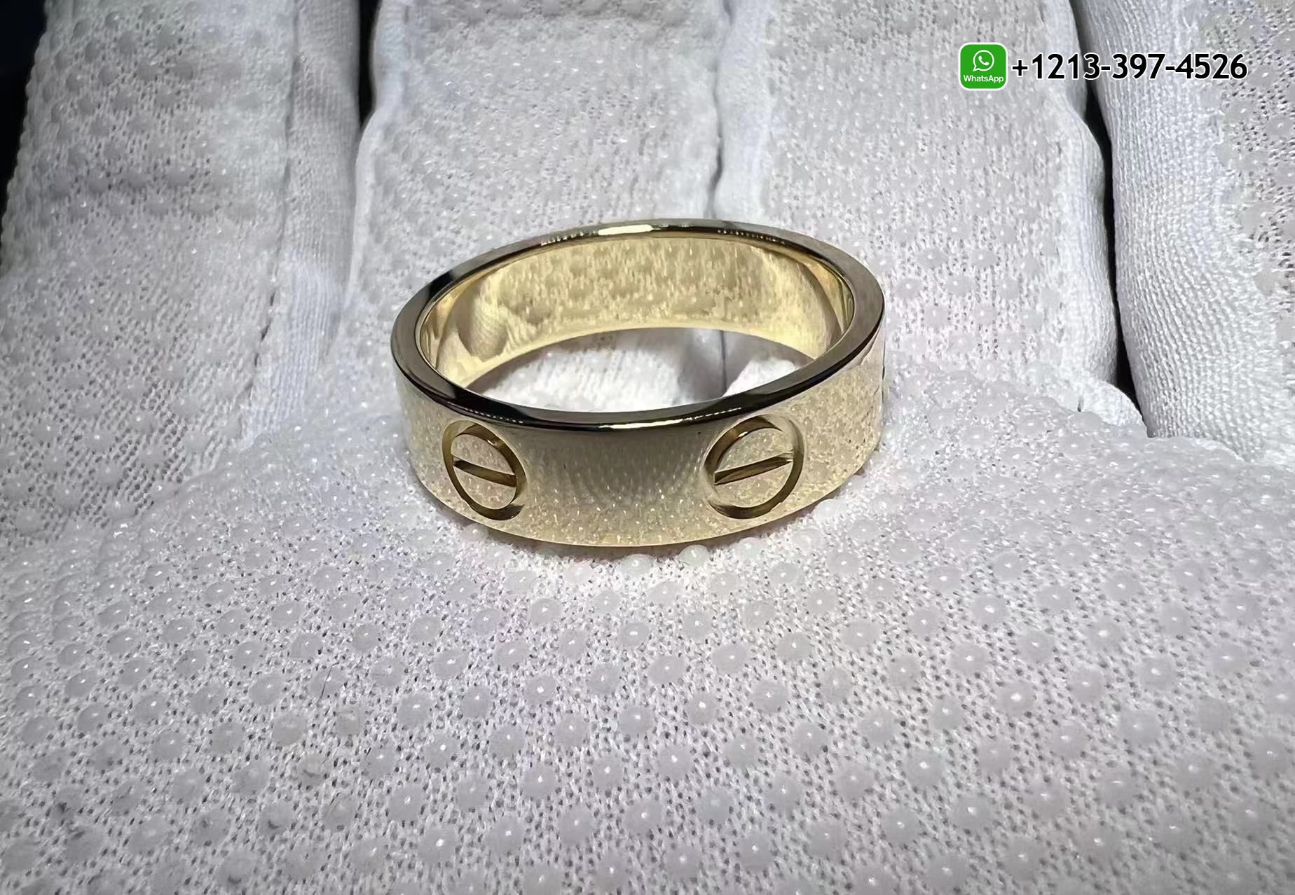 vlq4wcmn43h 1:1 Quality Cartier Pure 18k Yellow Gold 5.5mm Love Ring - High Quality 18k Gold and Diamond Luxury Distinctive Collection Designer Jewelry Customized Factory Price - Image 5