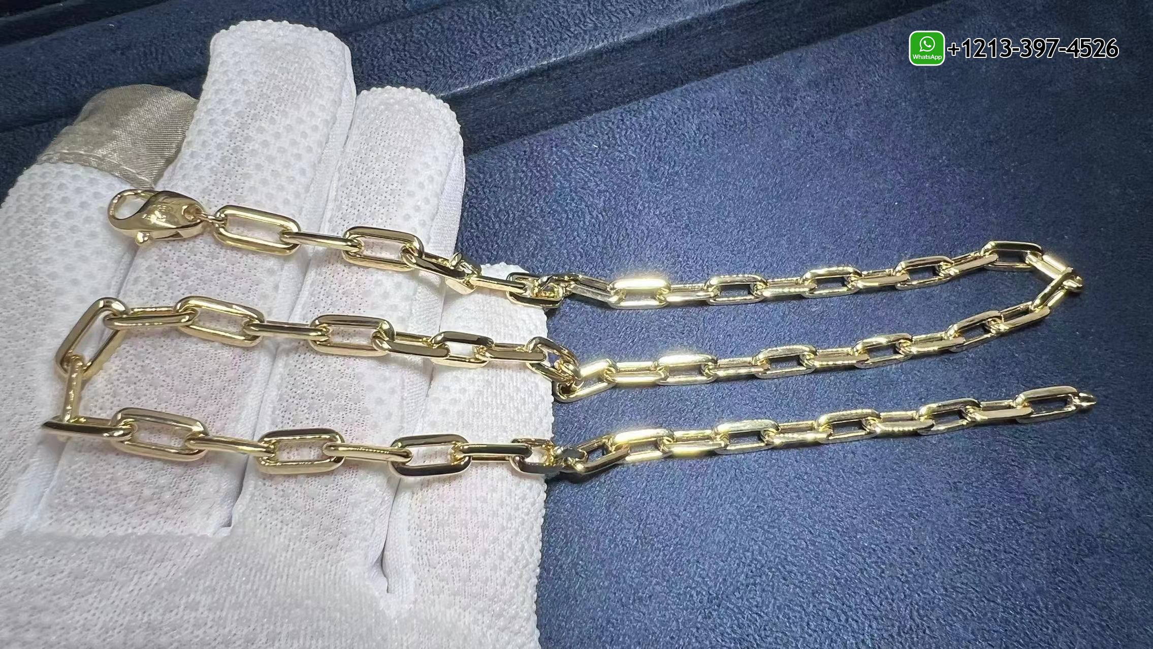 vnno3cf41bn Best Sellers 1:1 Quality Cheap Custom Made Cartier Santos de Cartier Santos Dumont Chain Necklace - High Quality 18k Gold and Diamond Luxury Distinctive Collection Designer Jewelry Customized Factory Price - Image 5