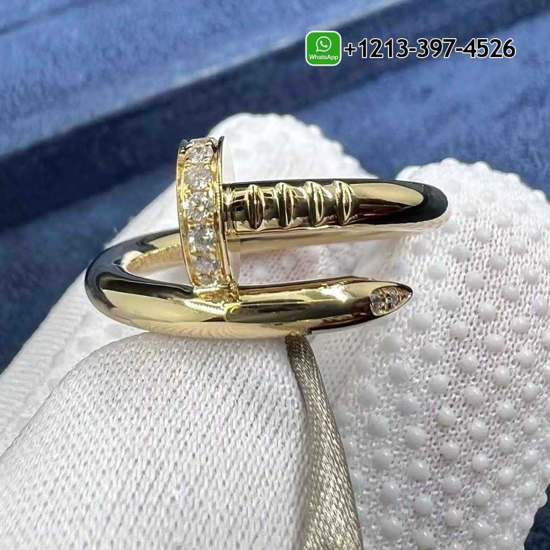 Custom Made Top Quality Replica Cartier 18K Yellow Gold Diamond Nail Juste Un Clou Ring - High Quality 18k Gold and Diamond Luxury Distinctive Collection Designer Jewelry Customized Factory Price Vt2xsdbg1bq