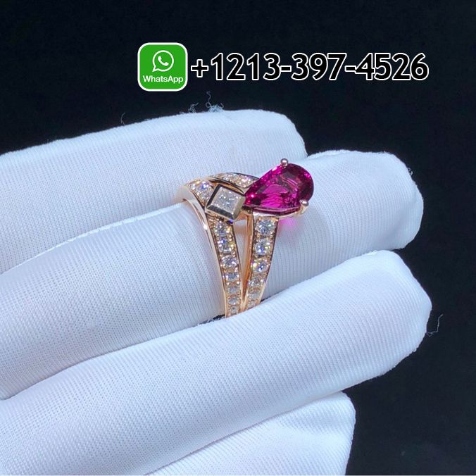 vwn00251pdx Custom Made Best Sellers Quality 1:1 Chaumet Joséphine Aube Printanière 18K Rose Gold Diamond Ring - High Quality 18k Gold and Diamond Luxury Distinctive Collection Designer Jewelry Customized Factory Price - Image 2