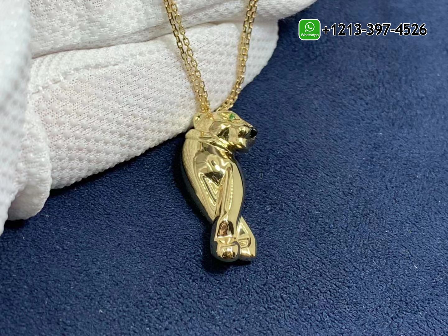 w5ucgozev1n Best Sellers 1:1 Quality Cheap Custom Made 18k Yellow Gold Panthere de Cartier Pendant Necklace - High Quality 18k Gold and Diamond Luxury Distinctive Collection Designer Jewelry Customized Factory Price - Image 6