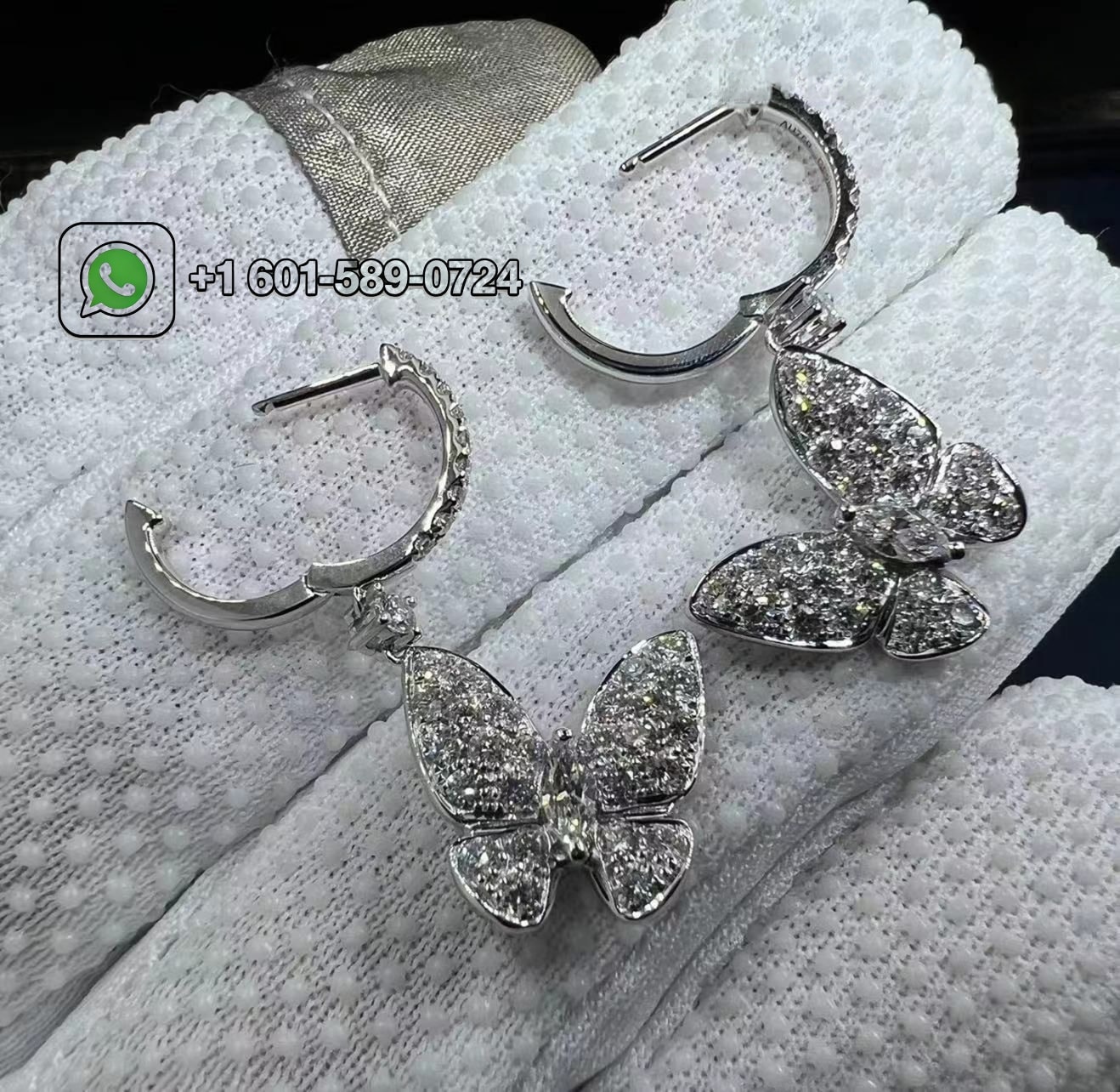 watermarked graff pave butterfly 18k white gold diamond drop earrings rge642 8