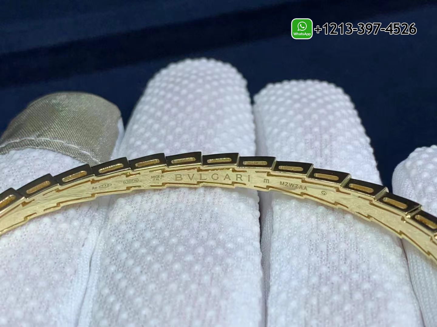 wbzm2ewtgnc Custom Made Best Quality 1:1 Cheap Bvlgari Serpenti 18k Yellow Gold Set with Demi Pavé Diamonds Bracelet - High Quality 18k Gold and Diamond Luxury Distinctive Collection Designer Jewelry Customized Factory Price - Image 5