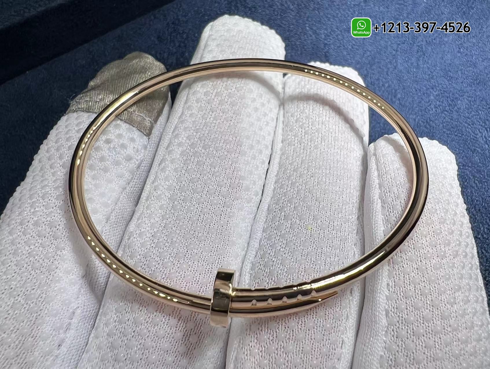 wykqvdlme0k Cartier 18k Rose Gold Juste Un Clou Small Model Nail Bracelet B6062517 - High Quality 18k Gold and Diamond Luxury Distinctive Collection Designer Jewelry Customized Factory Price - Image 2